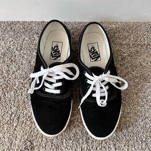 Vans Authentic Lowpro Suede Shoes - Black